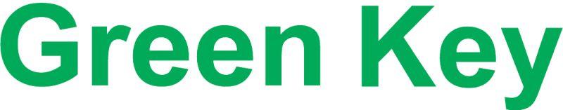 Green Key Logo Schrift